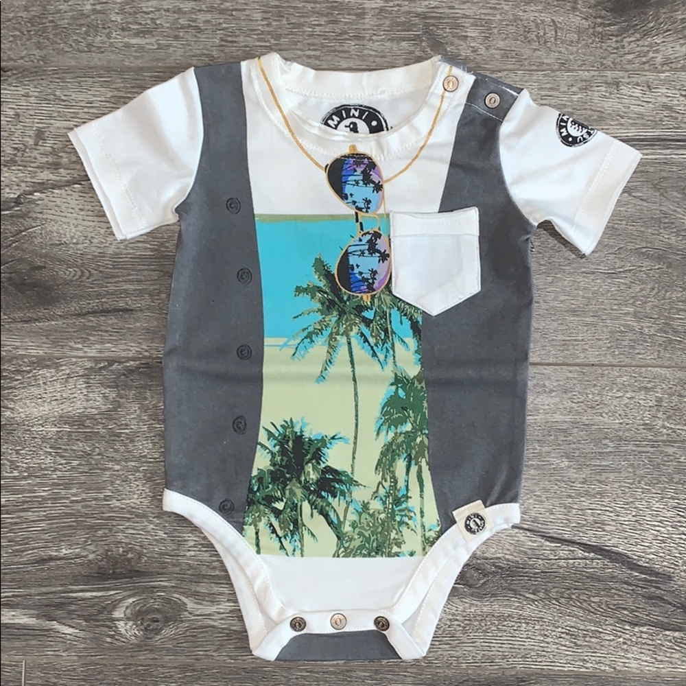 Mini Shatsu Summer Vest Onesie